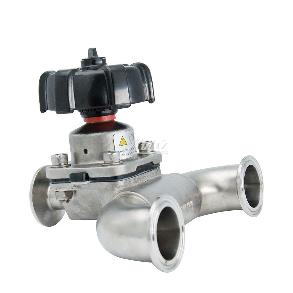 Stainless Steel 316L Sanitary Manual U-Type Diaphragm Valve