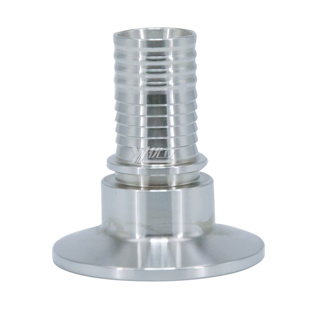 Hygienic Non-Standard Clamped high pressureHose Adaptor with SS304 Grade