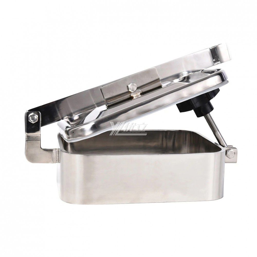 YOULI Hygienic Food Grade SS 304 316L Stainless Steel Fermenter Cover Pressure Tanks Sanitary Single Hand Rectangular Manhole Manway