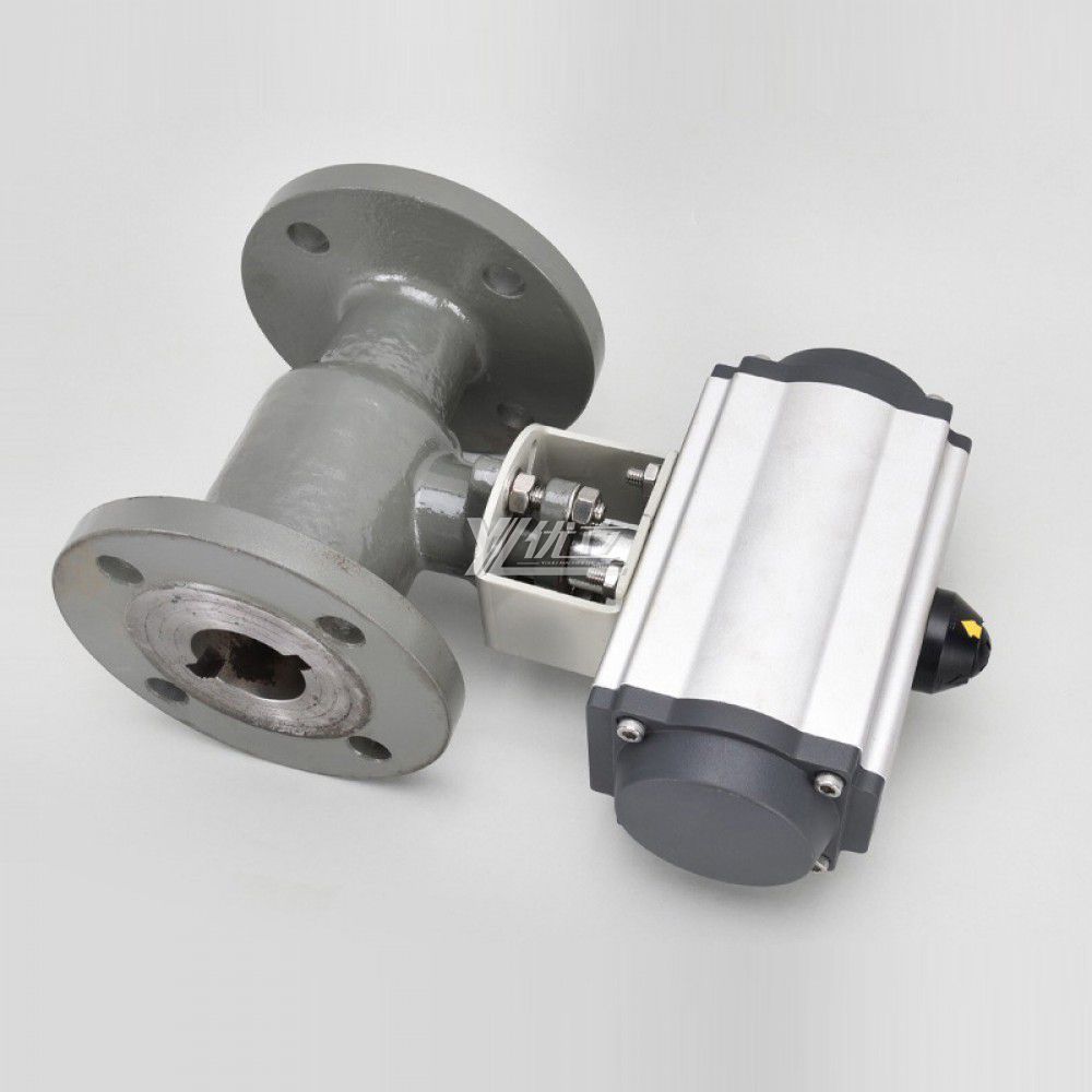 YOULI 300 Degrees Celsius Steam PN16 ANSI150LB Stainless Steel 304 316  WCB High Temperature Integrated Pneumatic Ball Valve