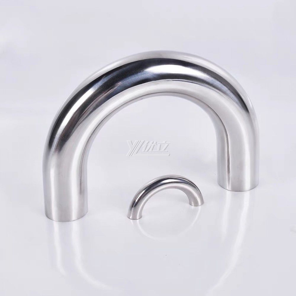 YOULI Hygienic Food Grade Sanitary Stainless Steel 304 SS316L 3A SMS U Modle Bend Elbow
