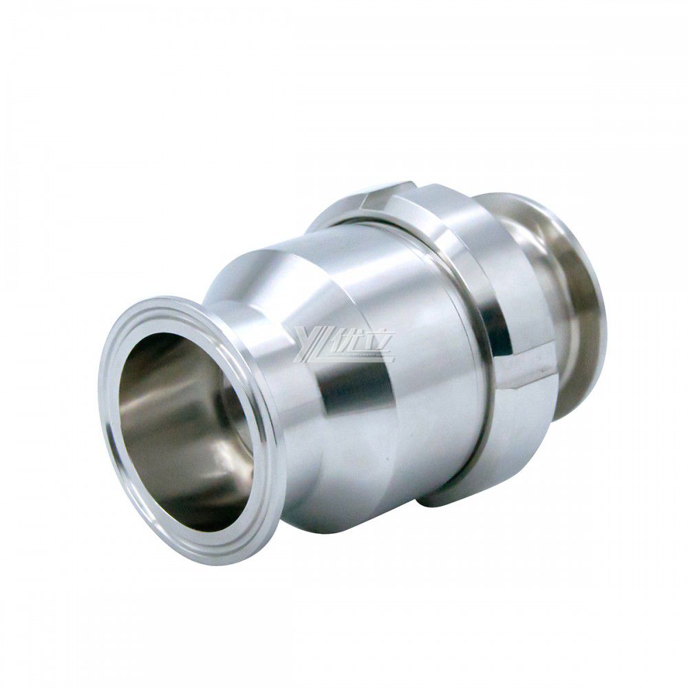 YOULI Hygienic Food Grade Sanitary Stainless Steel SS304 with Union Non-return Tri Clamped Check Valve