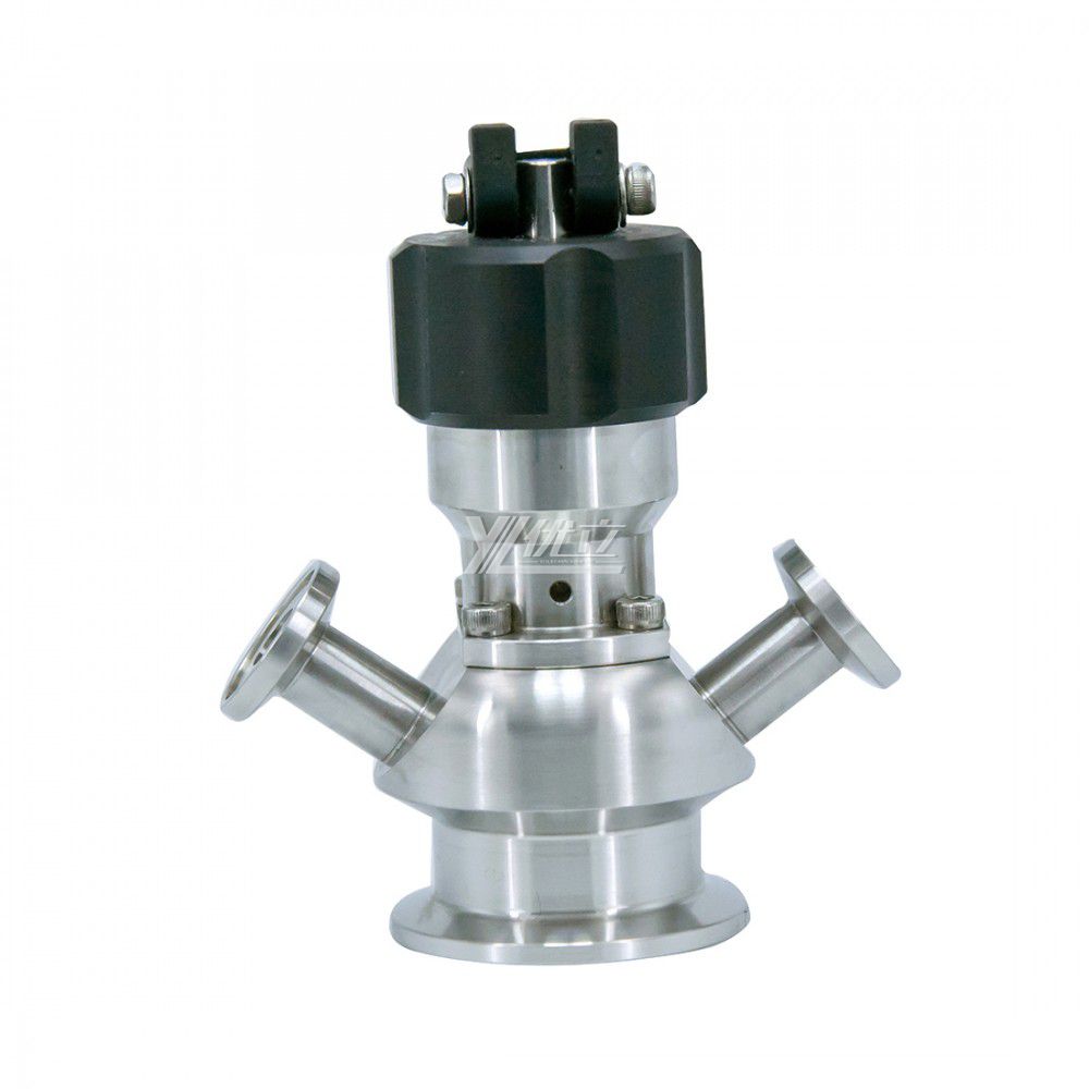 YOULI Hygienic Food Grade Sanitary Stainless Steel 304 316 Manual Pneumatic Plastic Handle Sterile Clamped Sample Valve