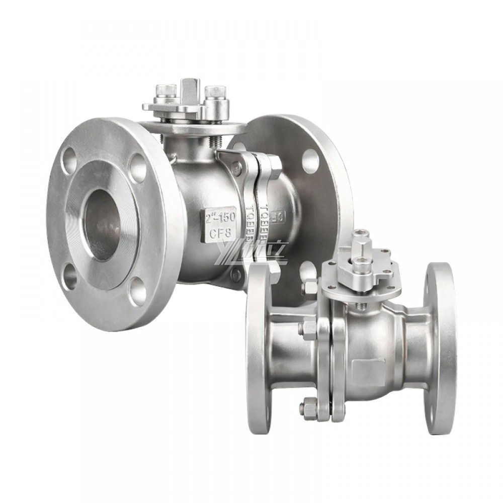 YOULI High Temperature 300 Degrees Celsius PN16-64 API ANSI150-300LB JIS10K Stainless Steel 304 316  WCB Flanged Ball Valve