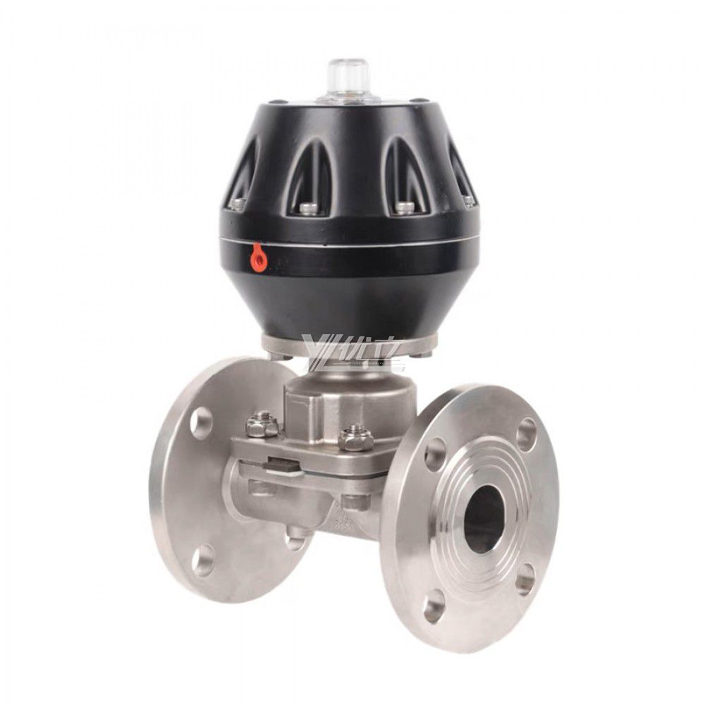 YOULI G641F Stainless Steel ANSI 150LB 304 316 JIS 10K-20K 1.6mpa WCB Flange Pneumatic Diaphragm Valve