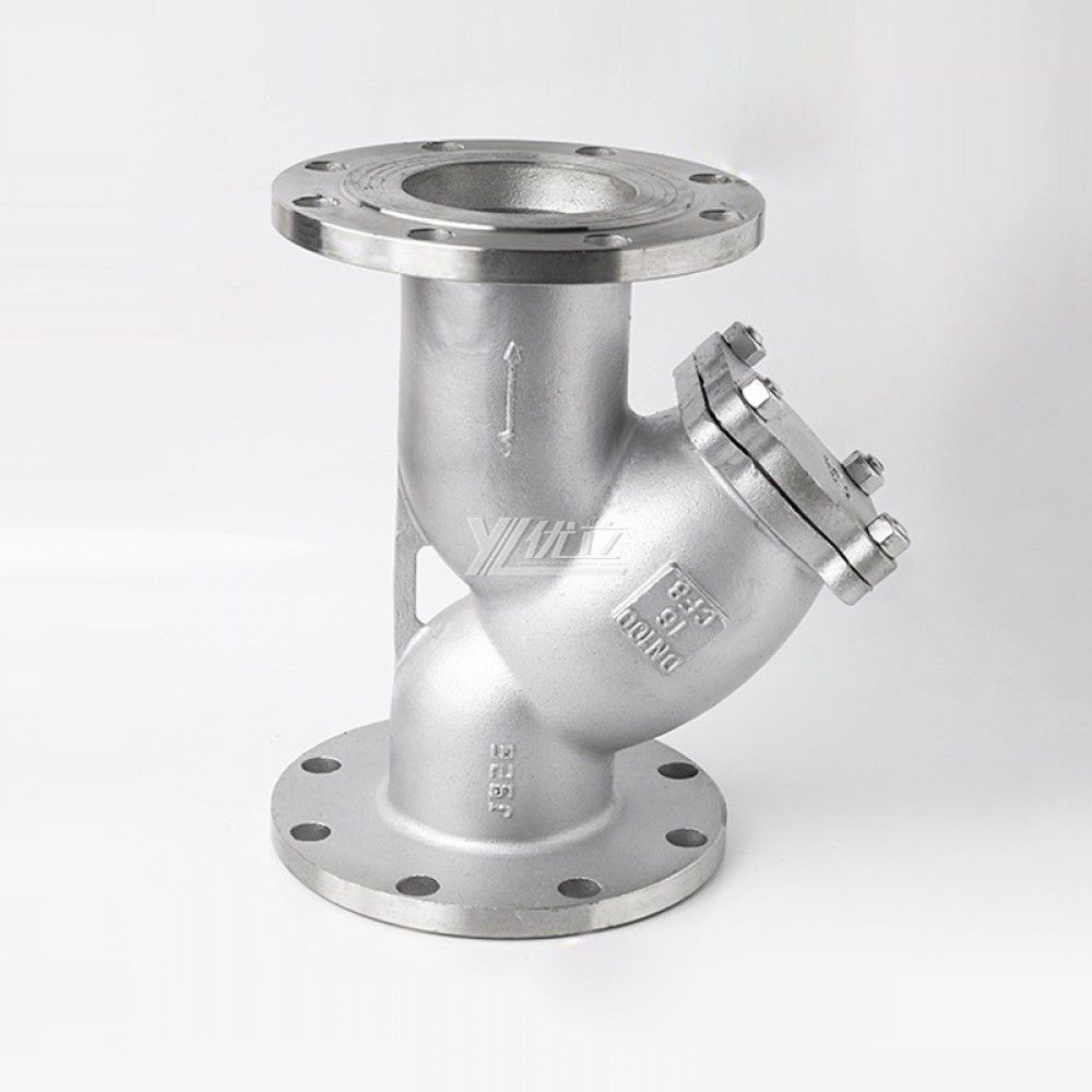 YOULI High-Grade Stainless Steel Pipeline 300 Mesh 304 316 WCB ANSI 150LB JIS 10K PN16 Custom Y Type  Flange Strainer  Filter