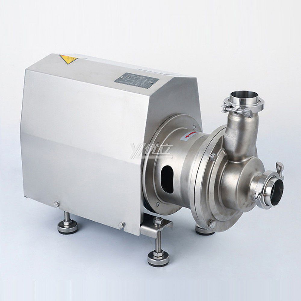 YOULI Hygienic Food Grade Stainless Steel 304 316L CIP clear Return Transfer Tri Clamp Sanitary Single Head CIP-Self Priming Pump