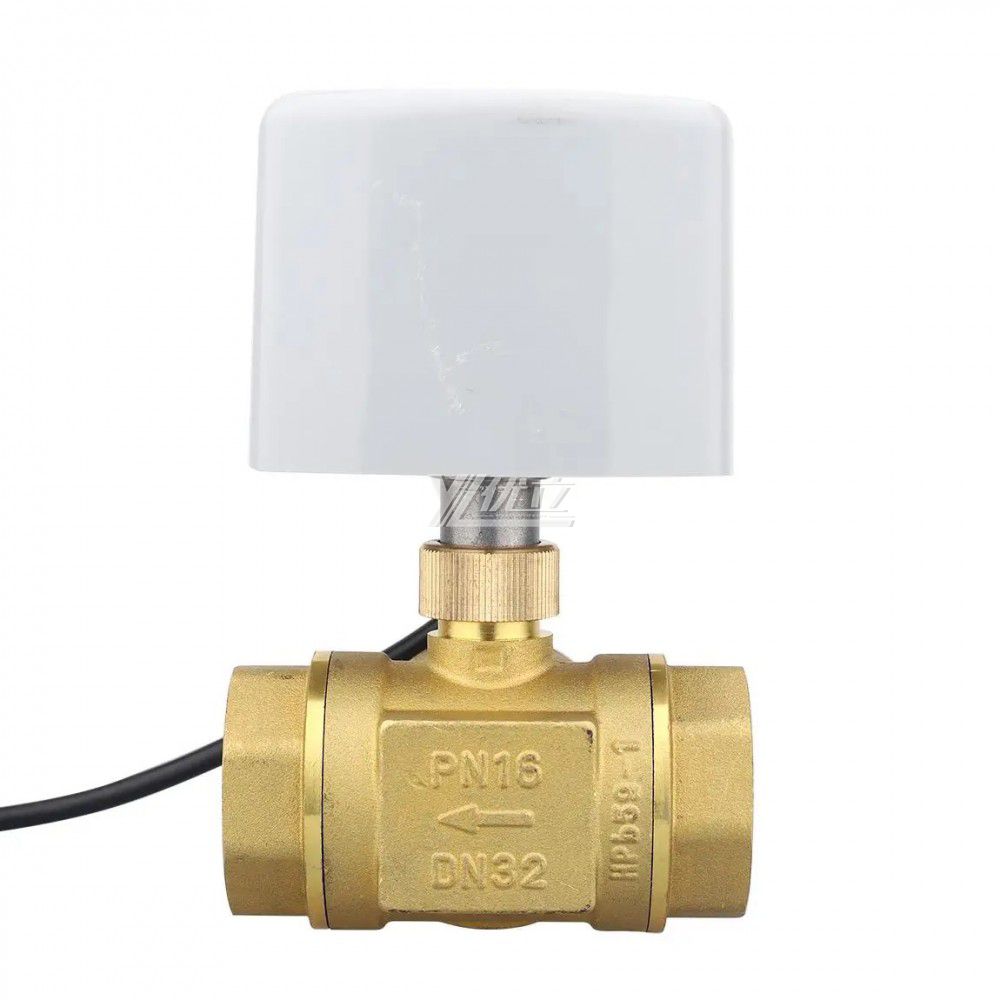 YOULI NPT BSP 1.6mpa Stainless Steel 304 Brass DC12V DC24V AC220V Mini Motorized Electric Three Way Thread Ball Valve