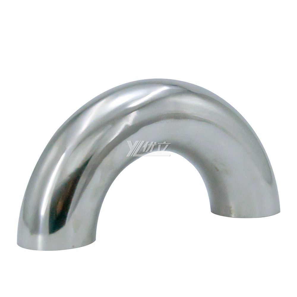 Mirror Polished Stainless Steel Welded SS316L 180 Degree Elbow Bend