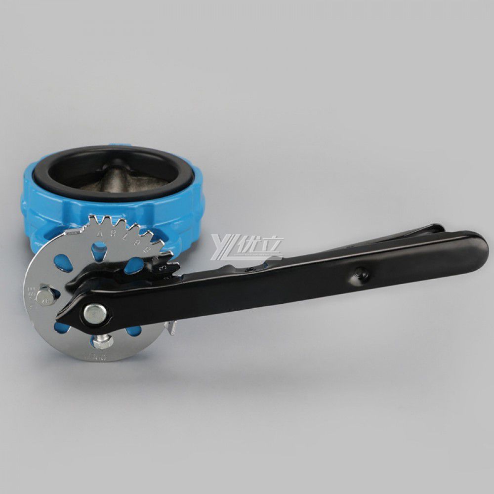 YOULI Stainless Steel ANSI 150LB 304 316 JIS 10K Pn10-16 Cast Iron PTFE EPDM Soft Sealing Water Manual Wafer Butterfly Valve