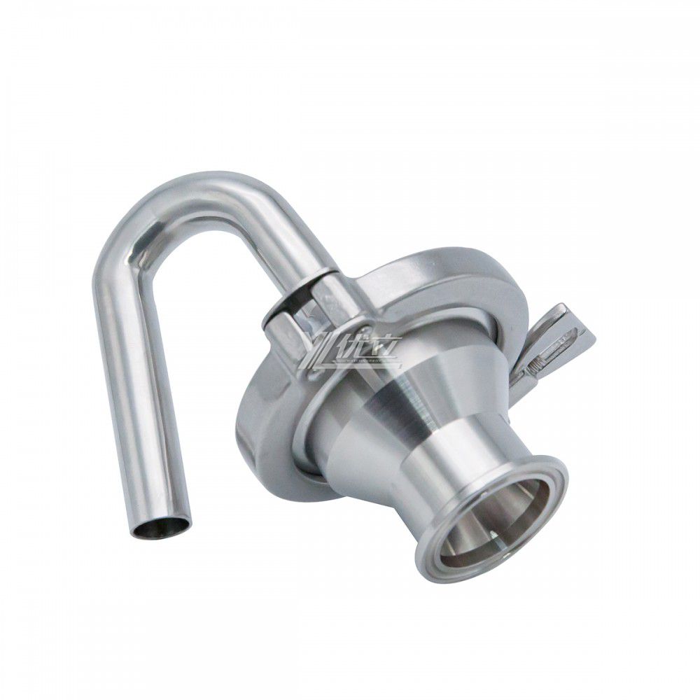 YOULI Hygienic Food Grade Sanitary Stainless Steel 304 316L Tri Clamped Float Type Exhaust Valve Vent Valve