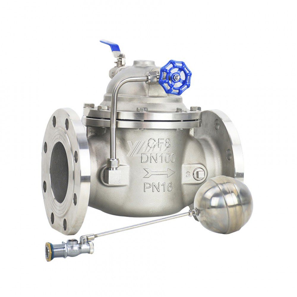 YOULI Stainless Steel ANSI 150lb Pn16-64 304 316 WCB Carbon Steel Water Level Hydraulic 100X Remote Control Valve