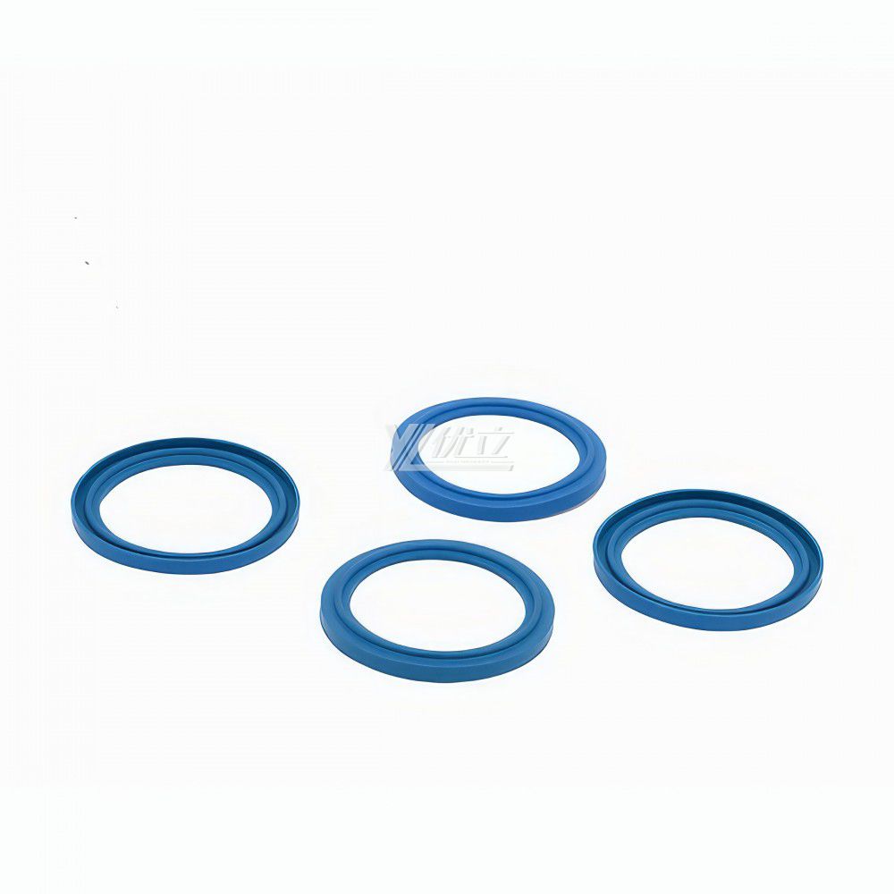 YOULI Hygienic Food Grade Customized Sanitary Detect Blue EPDM With Flanging  Tri Clamp Gasket
