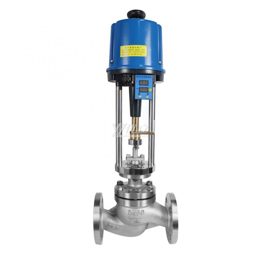 YOULI ZZWPE ANSI 150LB 304 316 Stainless Steel 1.6mpa WCB  Self Standing AC220V Electric Temperature Regulating Control Valve