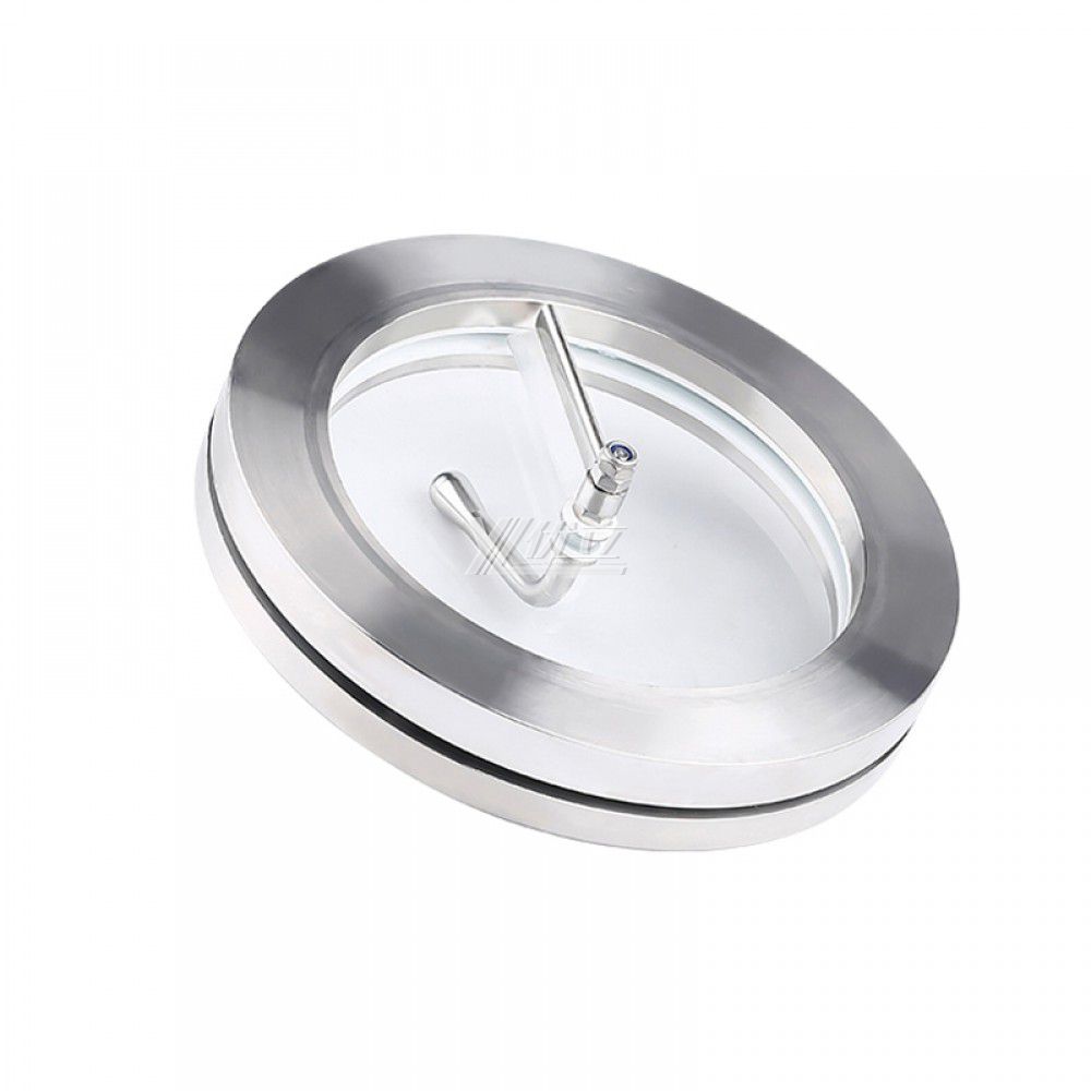 YOULI Best-in-Class Hygienic Food Grade Sanitary Stainless Steel 304 316L ANSI 150LB JIS 10K With Wiper LED Flange Sight Glass