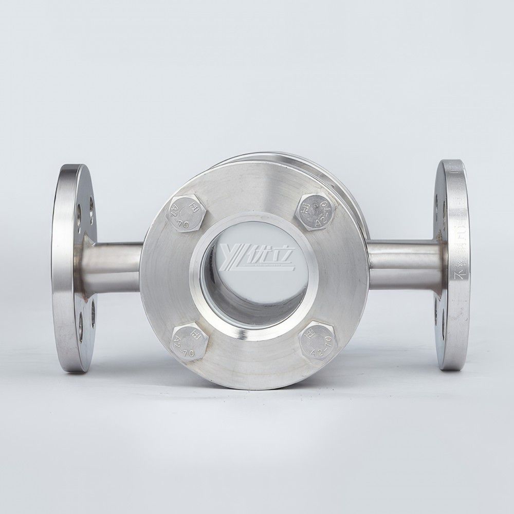 YOULI Easy-to-Install Industry ANSI 150LB 304 316 Stainless Steel Ss JIS 10K 1.6mpa WCB Four Way Flange Mirror Sight Glass