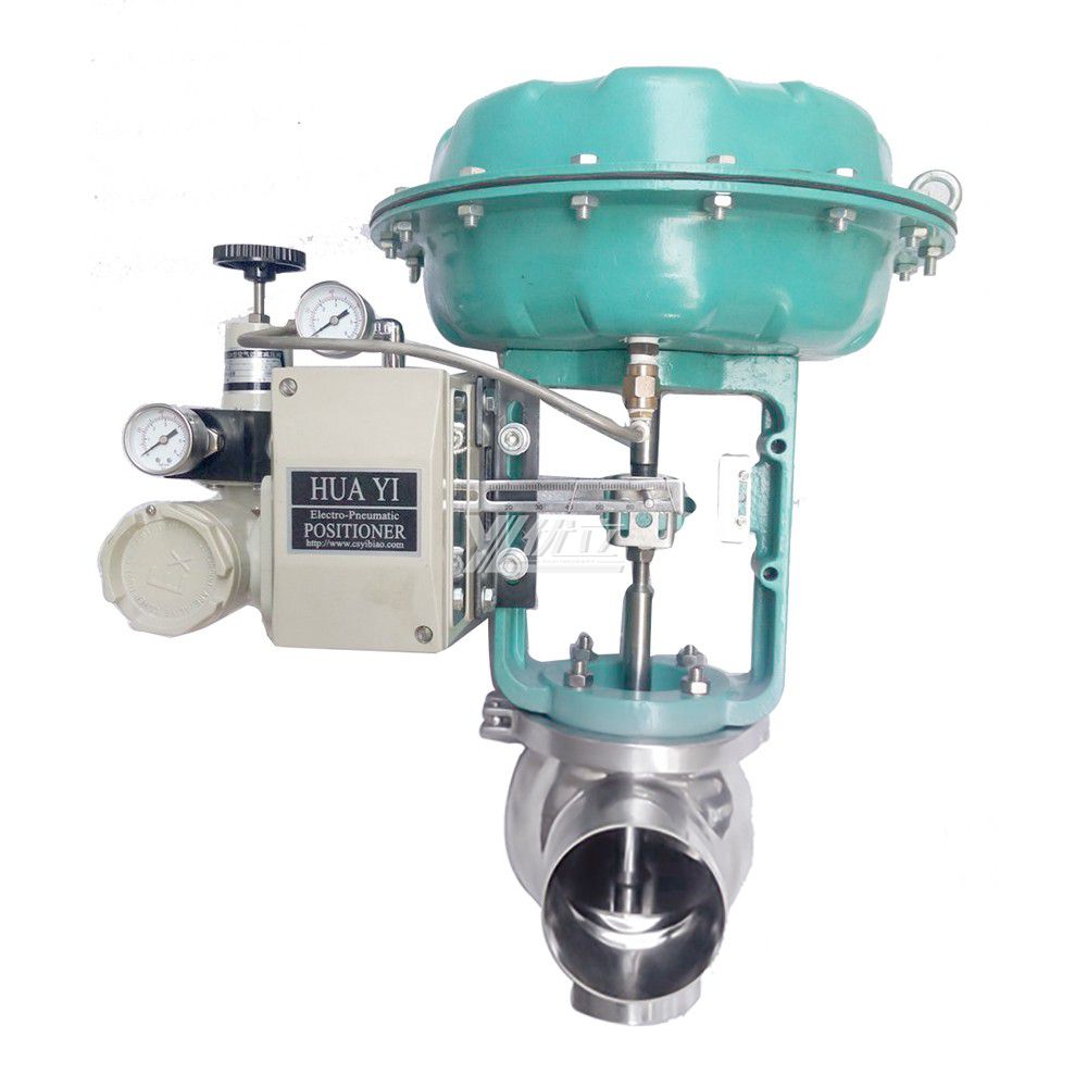 YOULI Hygienic Food Grade Stainless Steel 304 316L Pneumatic Diaphragm Flow Regulating Valve