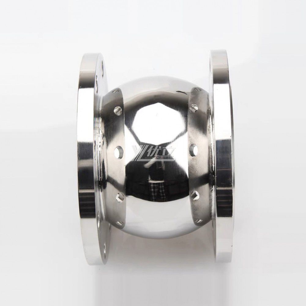 YOULI Hygienic Food Grade Sanitary Stainless Steel  Ends Nrv  Ball Type Flange Non Return Ckeck Valves