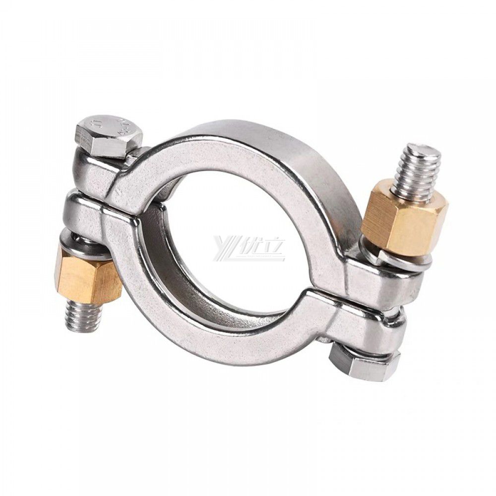 YOULI Hygienic Food Grade Sanitary Stainless Steel 304 SS316L DIN SMS 3A Tri-clamp Pipe Fitting High Pressure Pin Clamp