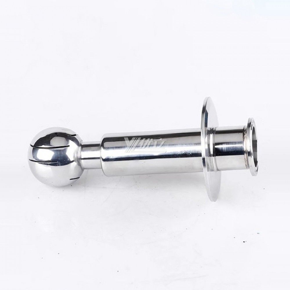 YOULI Food Grade Sanitary CIP Bolted Tank Cleaning Stainless Steel 304 SS316L Double Clamped Nozzle Rotary Cleaning Spray Ball