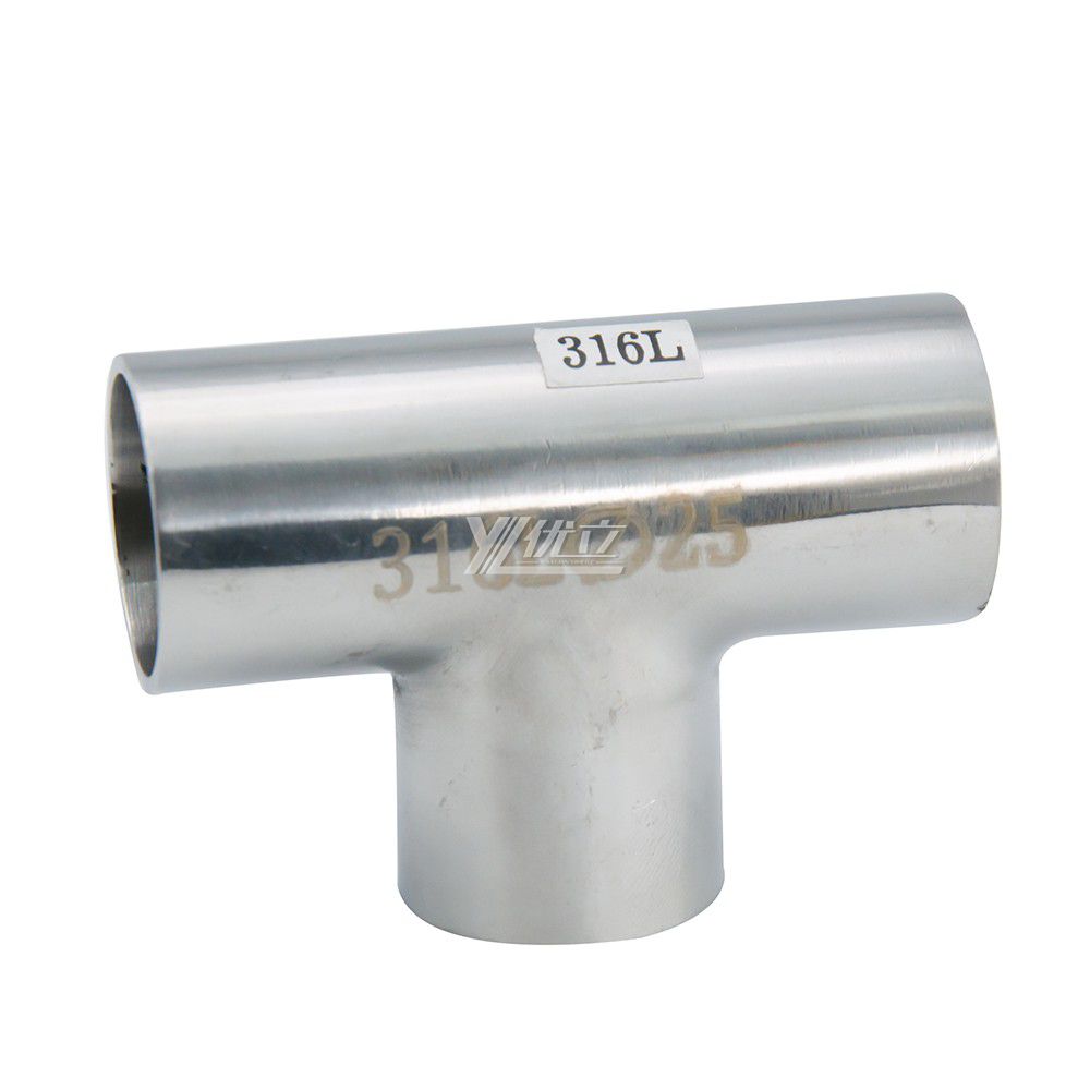 2"SMS Stainless Steel Hygienic Food Grade Welding Equal Tee