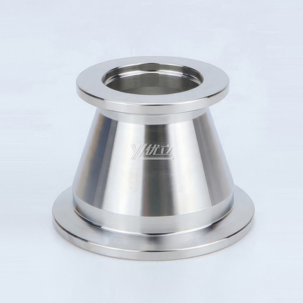 YOULI Hygienic Food Grade Sanitary Stainless Steel 304 SS316L  KF25 KF40 KF50 Tri-clamp Pipe Fitting  Vacuum Concentric Reducer