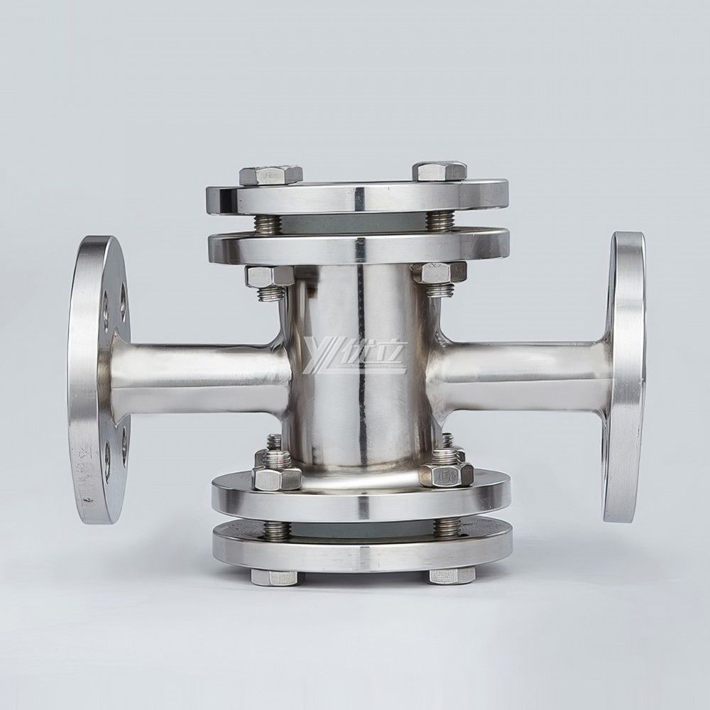 YOULI Easy-to-Install Industry ANSI 150LB 304 316 Stainless Steel Ss JIS 10K 1.6mpa WCB Four Way Flange Mirror Sight Glass