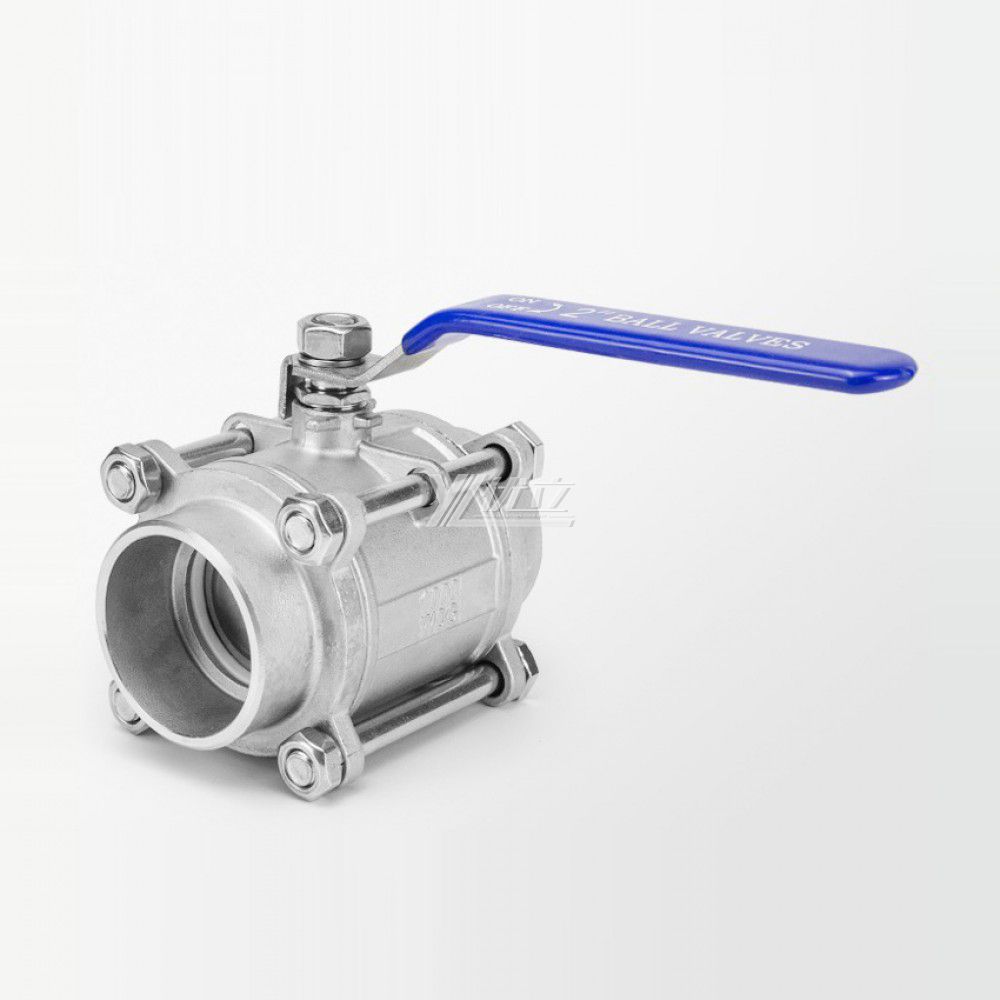 YOULI High temperature 1000WOG 300 degrees Celsius 1.6mpa 304 316 Metal seal manual 3PC double butt Welding Ball Valve