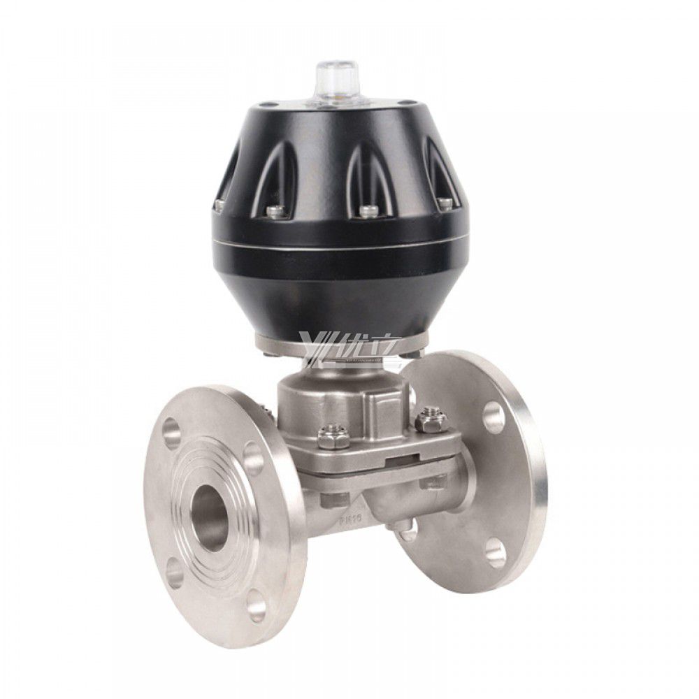 YOULI G641F Stainless Steel ANSI 150LB 304 316 JIS 10K-20K 1.6mpa WCB Flange Pneumatic Diaphragm Valve