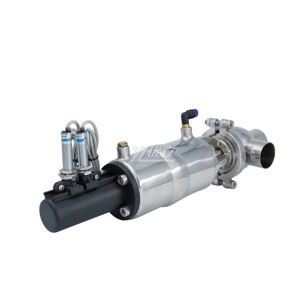 Stainless Steel Hygienic SS304 Pneumatic Flow Diversion Valve