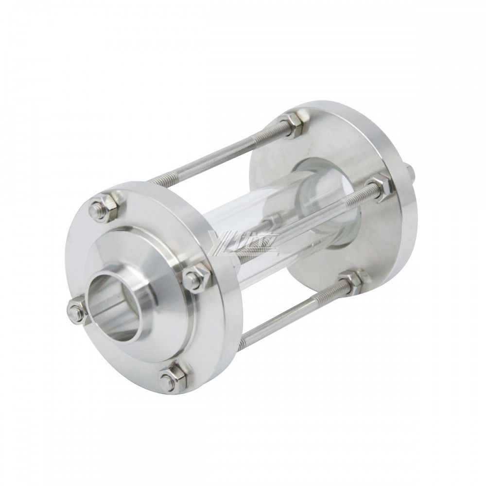 YOULI Best-in-Class Hygienic Food Grade Sanitary Stainless Steel 304 316L Flow Straight Butt Welded Sight Glass
