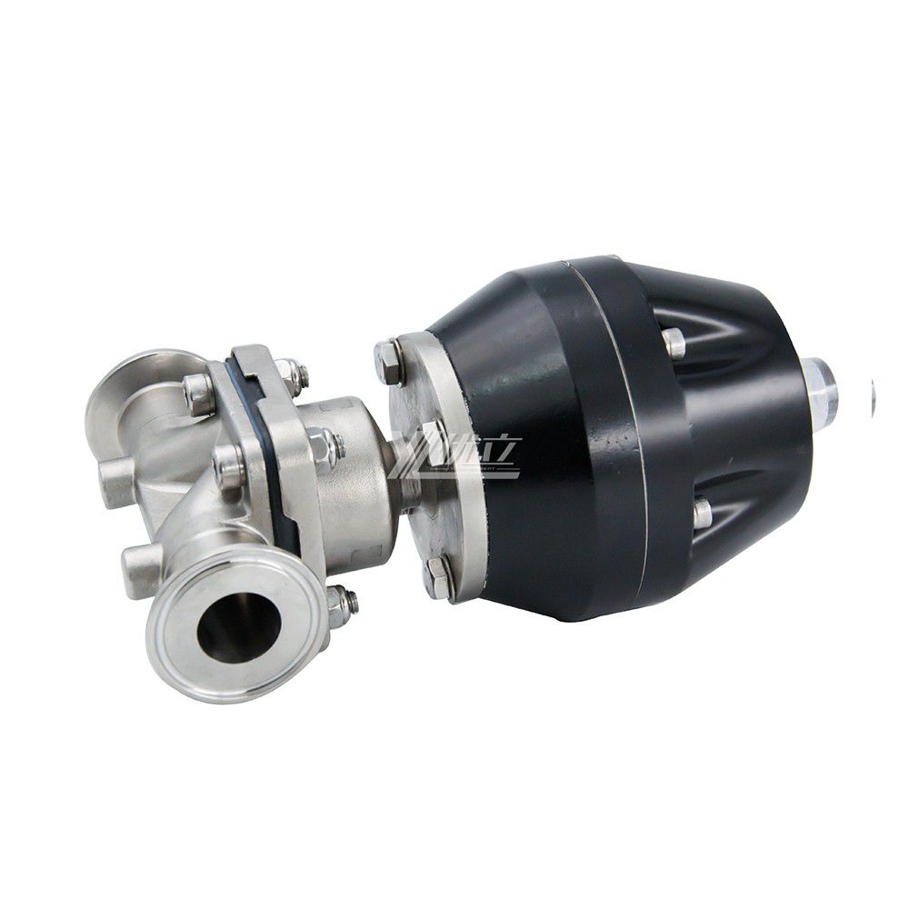 YOULI Hygienic Food Grade Sanitary Stainless Steel 316L Pharmaceutical Biological Membrane Plastics Pneumatic Diaphragm Valve