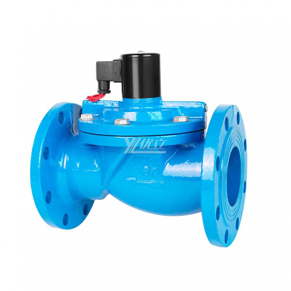 YOULI ZSC DF Stainless Steel 304 316 Cast Iron AC220V DC24V Normal Close Water Straight Flanged Solenoid Valve
