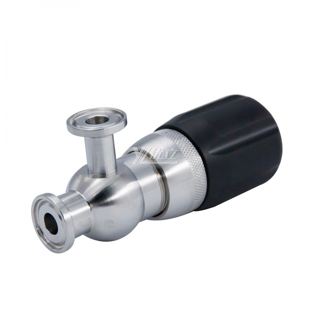 YOULI Best-in-Class Hygienic Food Grade Sanitary Stainless Steel 304 316L Tri Clamped Sanitary Mini Asepsis Safety Valve