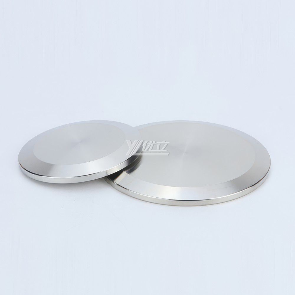 YOULI Hygienic Food Grade Sanitary Stainless Steel 304 SS316L KF25 KF40 KF50 Tri-clamp Pipe Fitting Vacuum Blind Plate