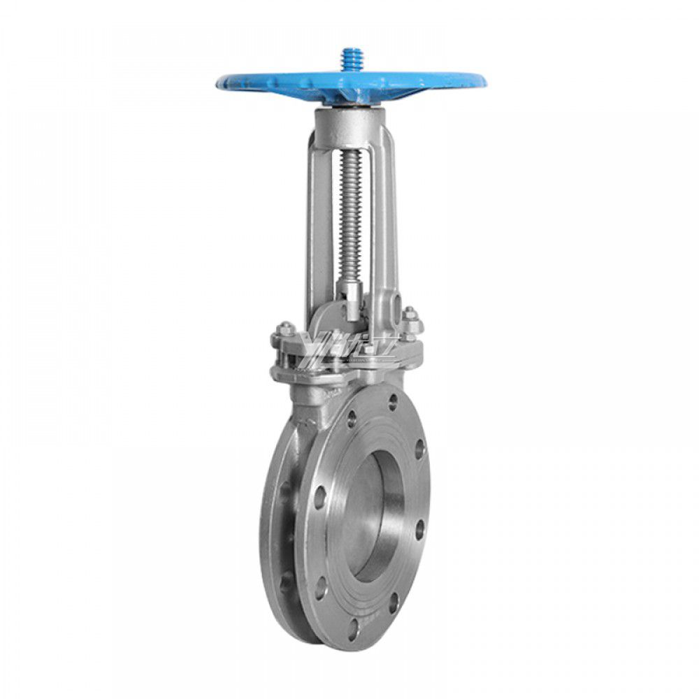 YOULI Stainless Steel High Temperature ANSI 150LB  304 316 JIS 10K-20K 1.6mpa WCB Manual Flange Knife Gate Valve