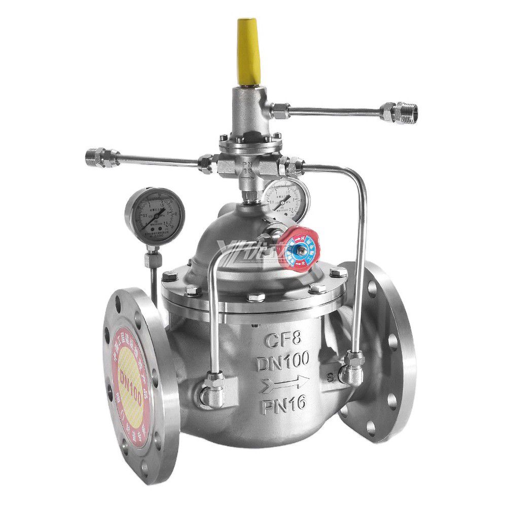 YOULI 800X Superior Stainless Steel ANSI 150lb Pn16-pn64 304 316 WCB Hydraulic Water Differential Pressure Control Valve