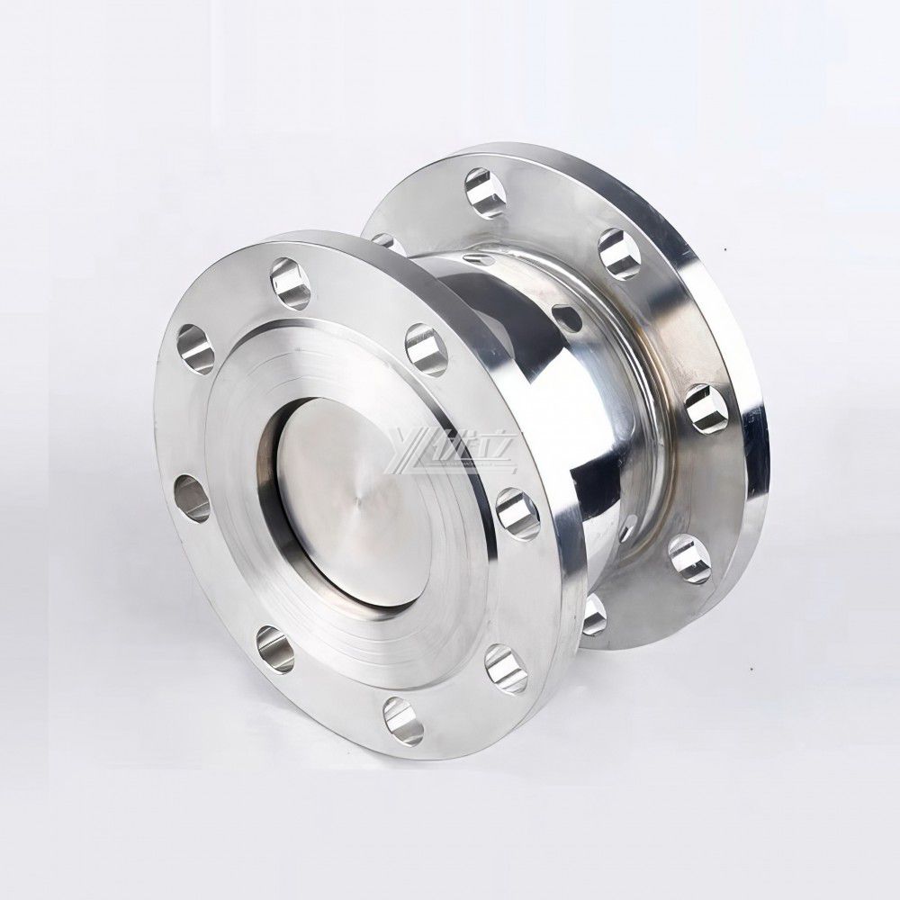 YOULI Hygienic Food Grade Sanitary Stainless Steel  Ends Nrv  Ball Type Flange Non Return Ckeck Valves