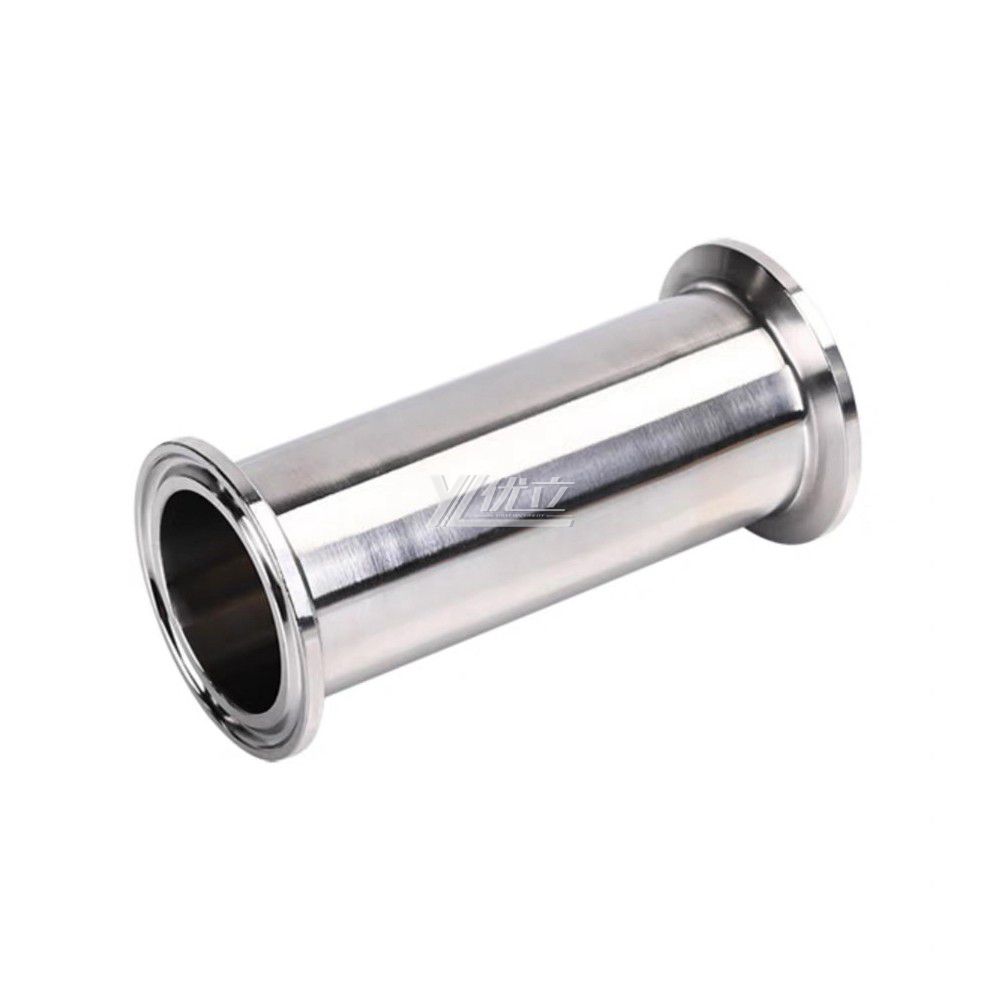 YOULI Food Grade Sanitary Stainless Steel 304 SS316L100-4000mm SMS DIN ISO 3A Pipe Fitting Tri-clamp Straight Fittings