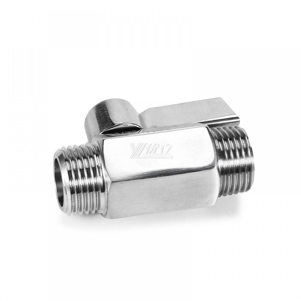 YOULI Best-selling 1/8" 1/4" 3/8"  RC NPT BSP 1000WOG PN63 304 316 Stainless Steel Manual Mini Double Male Threaded Ball Valve