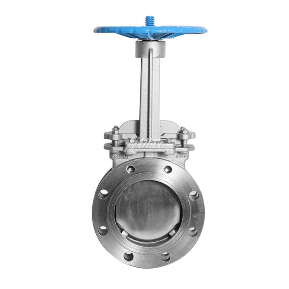 YOULI Stainless Steel High Temperature ANSI 150LB  304 316 JIS 10K-20K 1.6mpa WCB Manual Flange Knife Gate Valve