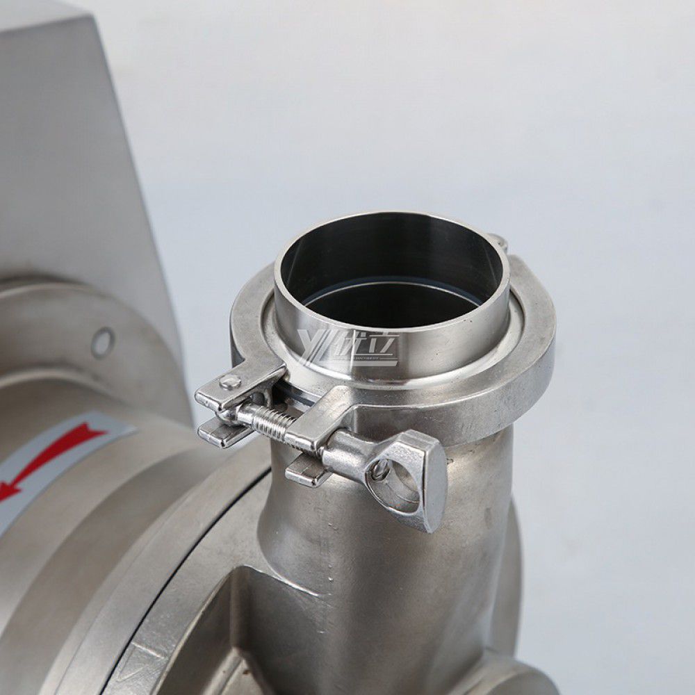 YOULI Hygienic Food Grade Stainless Steel 304 316L CIP clear Return Transfer Tri Clamp Sanitary Single Head CIP-Self Priming Pump
