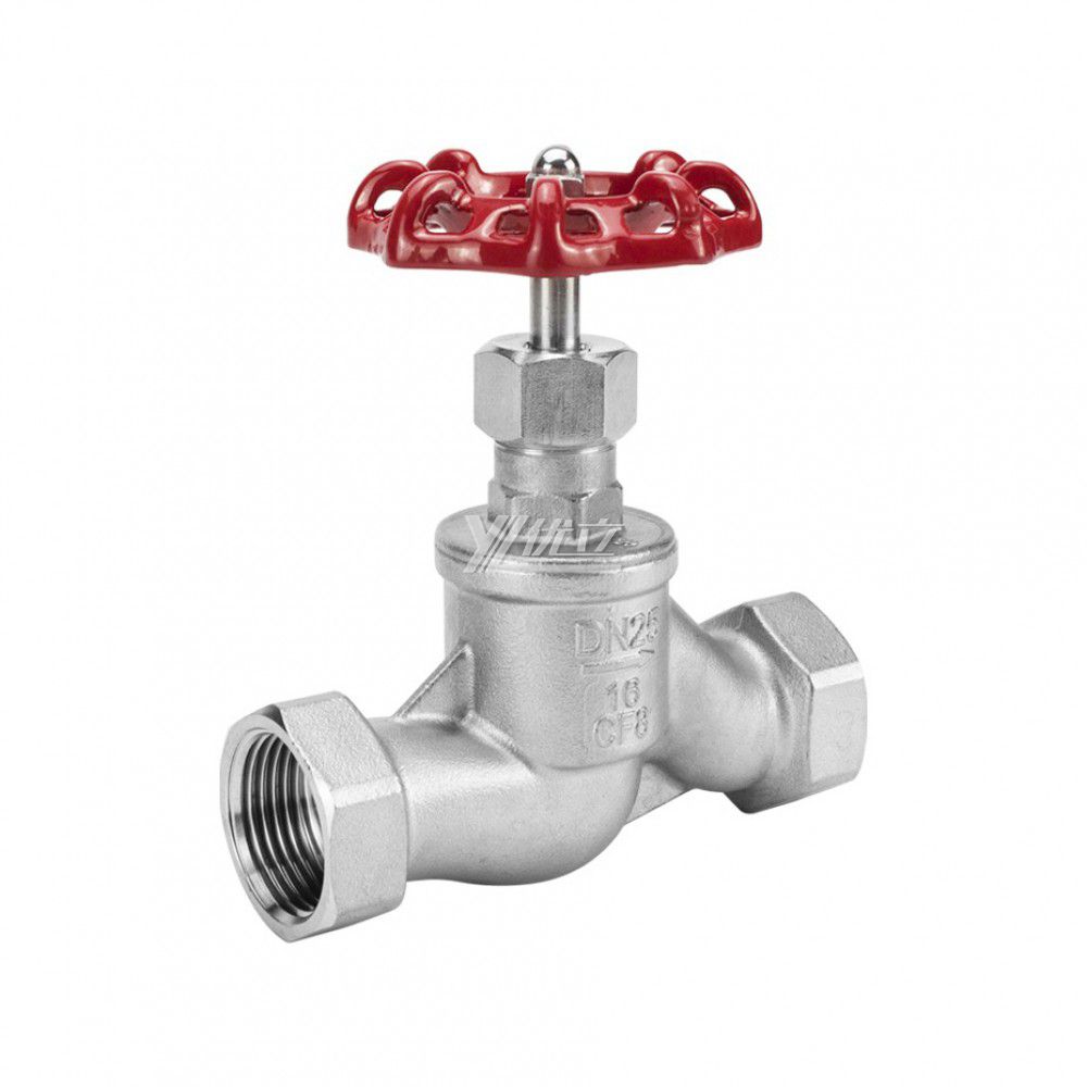YOULI High Temperature Steam NPT BSP 1.6mpa 200wog 304 316 Stainless Steel WCB S Type Manual Screw Female Threaded Globe Valve