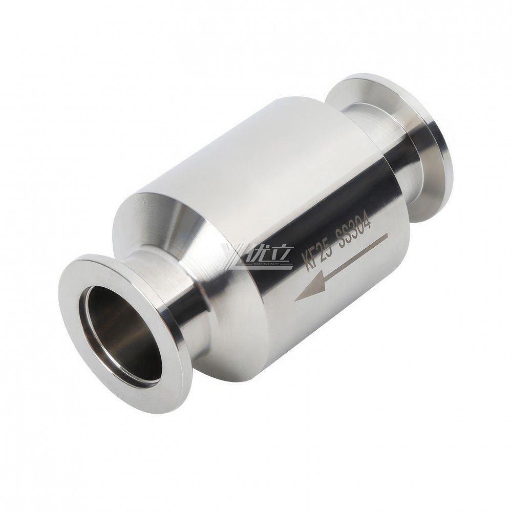 YOULI Hygienic Food Grade Sanitary Stainless Steel Non Return Valve Vacuum Check Valve