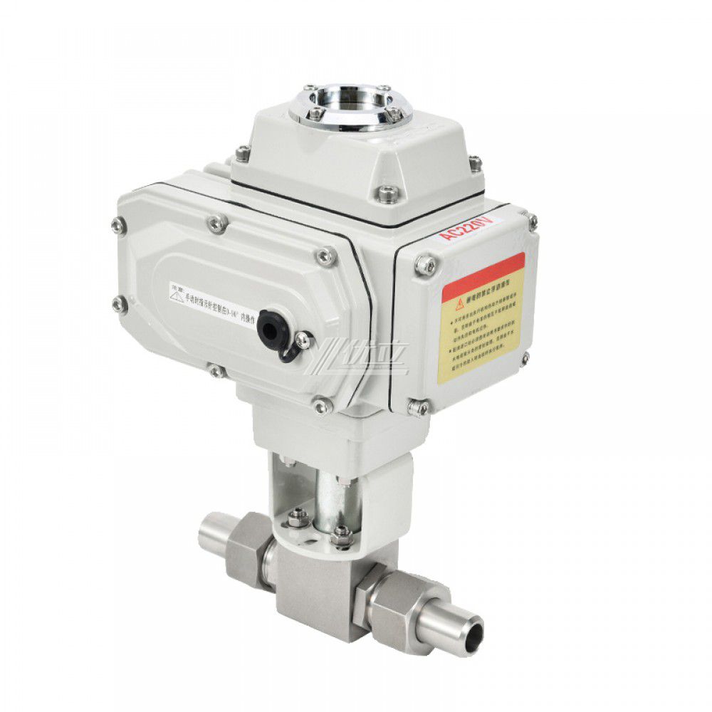 YOULI Hydraulic Pressure 6000psi PN500304 316 Stainless Steel DC24V KHB High Pressure Electric Union Butt Welded Ball Valve