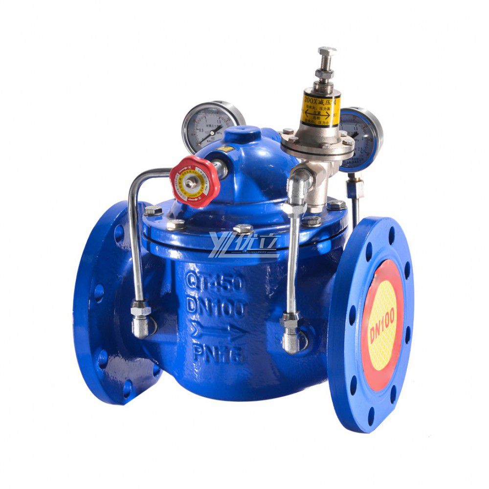 YOULI 200X ANSI 150lb Pn16-pn64 304 316 WCB Hydraulic Water Level Control Pilot-operated Adjustable Pressure Relief Valve
