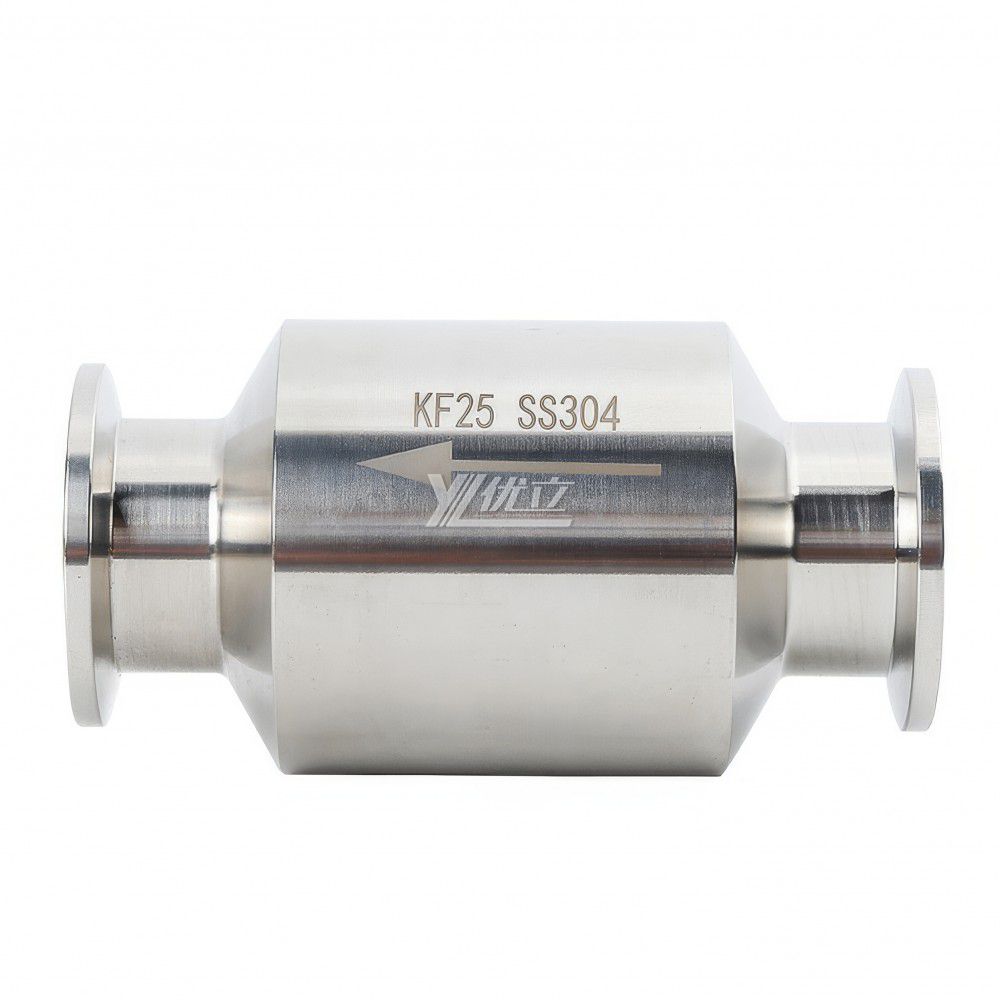 YOULI Hygienic Food Grade Sanitary Stainless Steel Non Return Valve Vacuum Check Valve