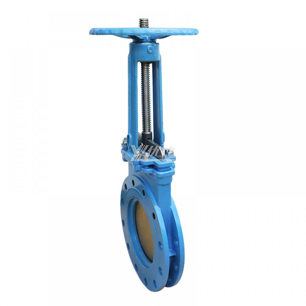 YOULI Stainless Steel High Temperature ANSI 150LB  304 316 JIS 10K-20K 1.6mpa WCB Manual Flange Knife Gate Valve