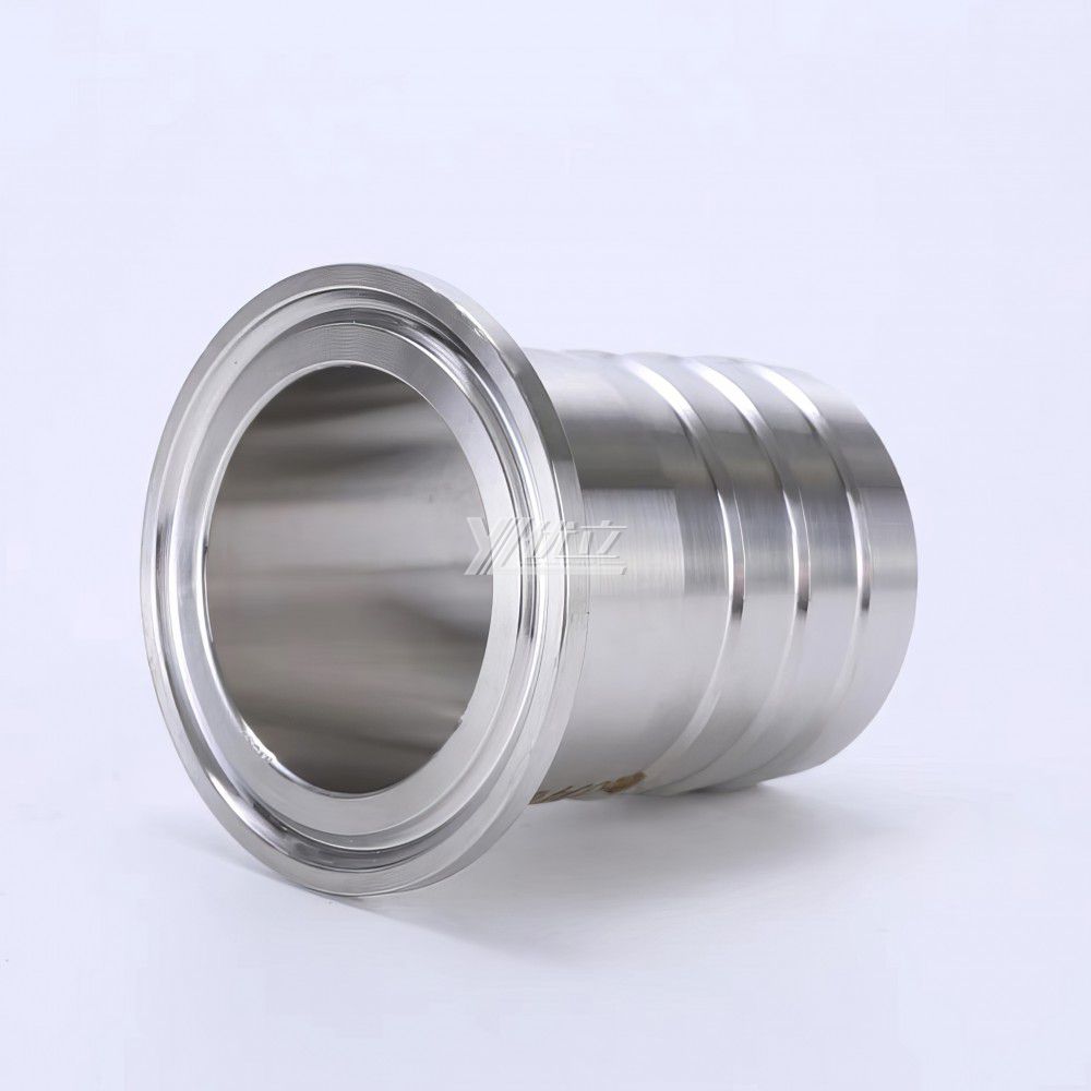 YOULI Best-in-Class Hygienic Food Grade Sanitary Stainless Steel 304 316L SMS Tri Clamp Ferrule Hose Adapter