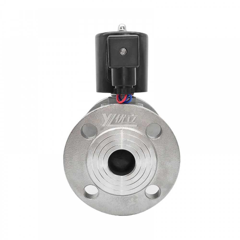YOULI ZBSF Stainless Steel 304 316 Zero Pressure Start Steam High Temperature AC220V DC24V Flanged Solenoid Valve